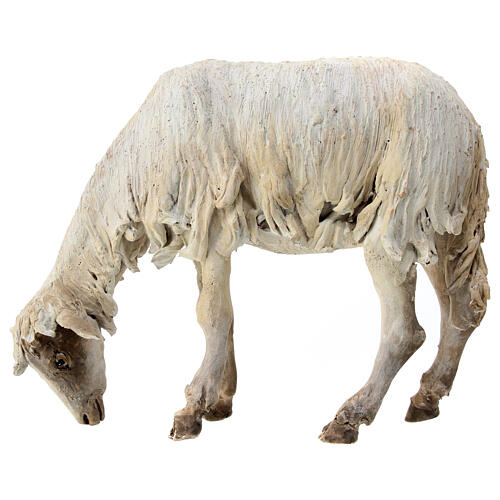 Weidendes Schaf, für 30 cm Krippe von Angela Tripi, Terrakotta 1