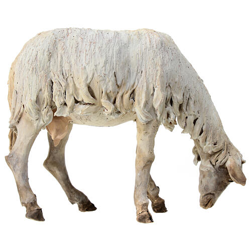 Weidendes Schaf, für 30 cm Krippe von Angela Tripi, Terrakotta 4