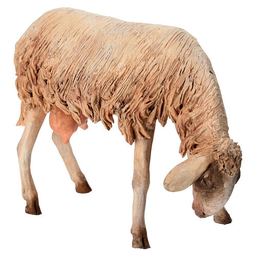 Mouton qui broute 30 cm crèche Angela Tripi 3