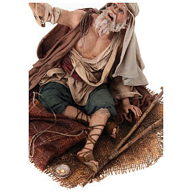 Mendiant estropié 30 cm crèche Angela Tripi