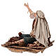 Mendiant estropié 30 cm crèche Angela Tripi s8