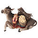 Âne assis 30 cm crèche Angela Tripi s1