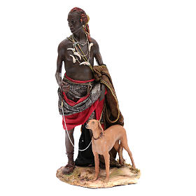 Krippenfiguren von Angela Tripi: Diener mit Hund 30cm Angela Tripi
