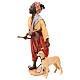 Diener mit Hund, für 30 cm Krippe von Angela Tripi, Terrakotta s3