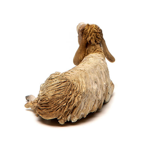 Kauerndes Schaf, für 18 cm Krippe von Angela Tripi, Terrakotta 4
