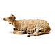 Kauerndes Schaf, für 18 cm Krippe von Angela Tripi, Terrakotta s1