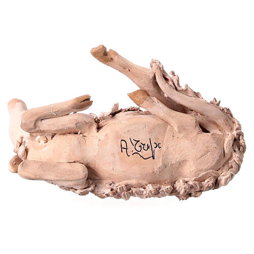 Pecora accovacciata 18 cm Angela Tripi 5