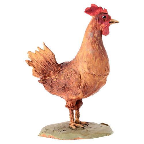 Henne, für 30 cm Krippe von Angela Tripi, Terrakotta 1
