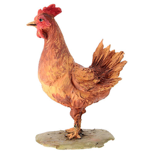 Henne, für 30 cm Krippe von Angela Tripi, Terrakotta 4
