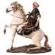 Heiliger König zu Pferd, für 30 cm Krippe von Angela Tripi, Terrakotta s1