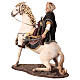 Heiliger König zu Pferd, für 30 cm Krippe von Angela Tripi, Terrakotta s4