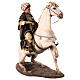 Heiliger König zu Pferd, für 30 cm Krippe von Angela Tripi, Terrakotta s11