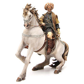 Pesebre Angela Tripi: Caballo con rey Belén Angela Tripi 30 cm Pesebre Angela Tripi: Caballo con rey Belén Angela Tripi 30 cm