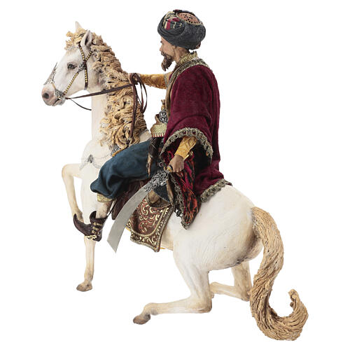 Caballo con rey Belén Angela Tripi 30 cm 7