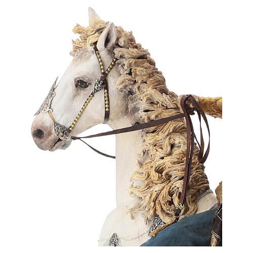 Caballo con rey Belén Angela Tripi 30 cm 8