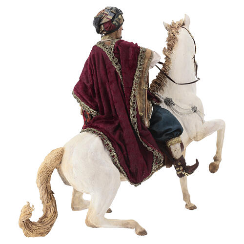 Caballo con rey Belén Angela Tripi 30 cm 9