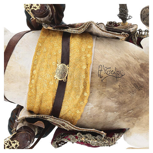 Caballo con rey Belén Angela Tripi 30 cm 11