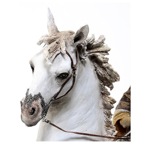 Horse with King 30cm Angela Tripi 4