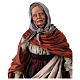 Alte Frau, für 30 cm Krippe von Angela Tripi, Terrakotta s2