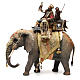 Elefante con Re e servo Presepe Angela Tripi 30 cm s2