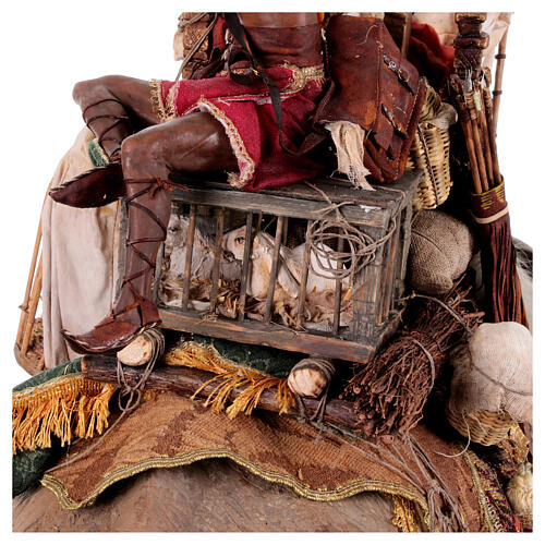 Elefante com Rei e servo presépio Angela Tripi 30 cm 14