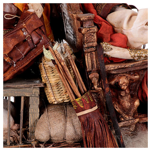 Elephant with King and servant 30cm Angela Tripi 17