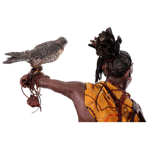 Elephant with King and servant 30cm Angela Tripi 18