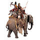 Elephant with King and servant 30cm Angela Tripi s12