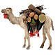 Kamel mit Last beladen, für 18 cm Krippe von Angela Tripi, Terrakotta s1