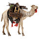 Kamel mit Last beladen, für 18 cm Krippe von Angela Tripi, Terrakotta s6