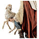Kniender Hirte mit Schaf, für 30 cm Krippe von Angela Tripi, Terrakotta s6