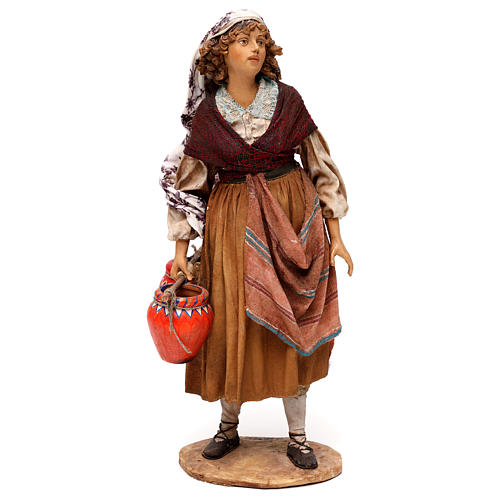 Standing Woman with amphoras 30cm Angela Tripi 1