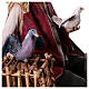 Vogelhändler mit Käfig, für 30 cm Krippe von Angela Tripi, Terrakotta s13
