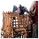 Vogelhändler mit Käfig, für 30 cm Krippe von Angela Tripi, Terrakotta s14