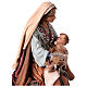 Sainte Vierge avec enfant Jésus sur les genoux 30 cm Angela Tripi s4