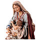 Sainte Vierge avec enfant Jésus sur les genoux 30 cm Angela Tripi s6