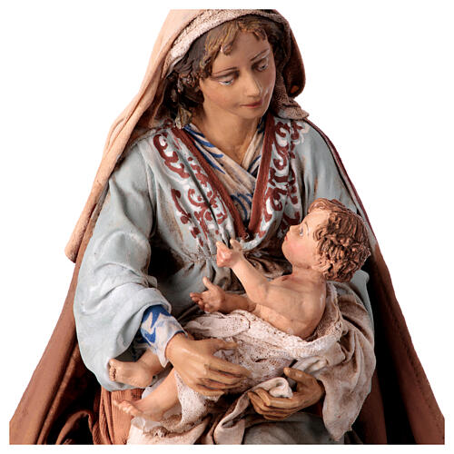 Mary cradling Baby 30cm Angela Tripi 2