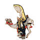Heiliger König von einem Kamel herabsteigend, für 30 cm Krippe von Angela Tripi, Terrakotta s5