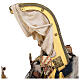 Heiliger König von einem Kamel herabsteigend, für 30 cm Krippe von Angela Tripi, Terrakotta s6