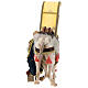 Heiliger König von einem Kamel herabsteigend, für 30 cm Krippe von Angela Tripi, Terrakotta s16