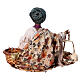 Schmuckverkäuferin, für 30 cm Krippe von Angela Tripi, Terrakotta s7