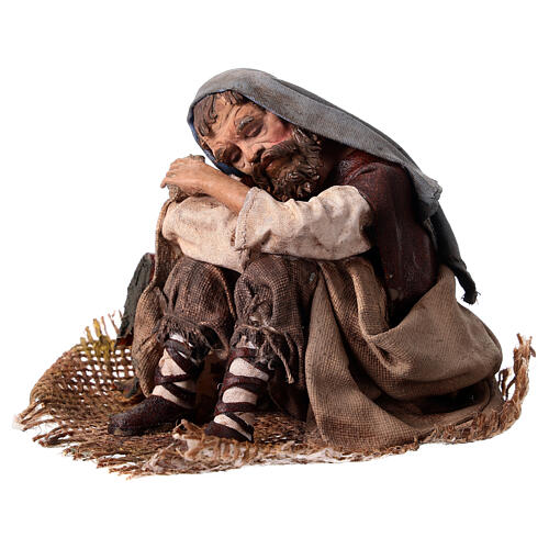 Pastore dormiente seduto 18 cm Angela Tripi 3