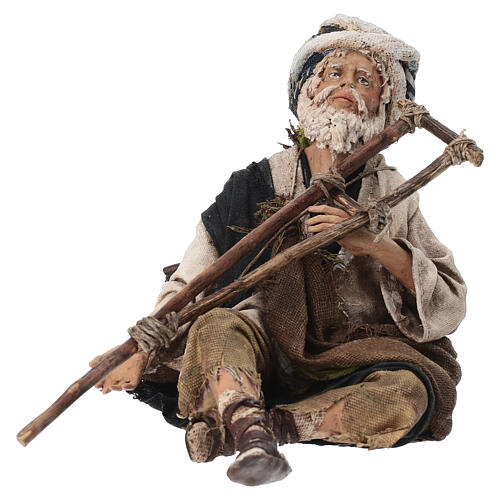 Crippled Beggar sitting 18cm Angela Tripi 1