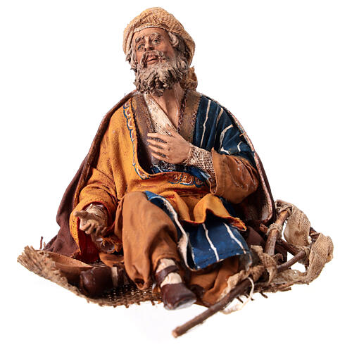 Mendicante storpio seduto 18 cm Angela Tripi 1