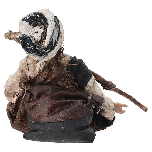 Mendicante storpio seduto 18 cm Angela Tripi 7