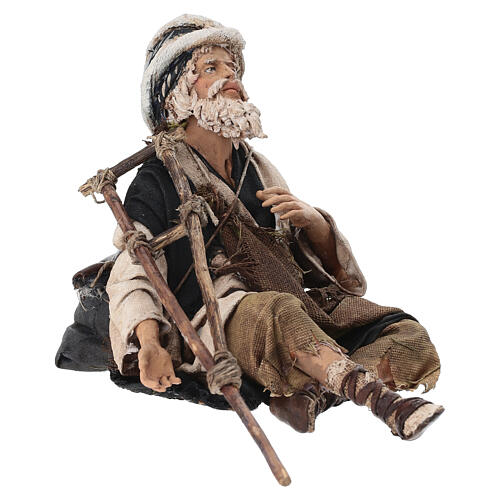 Żebrak kulawy siedzący 18 cm Angela Tripi 6