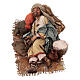 Sleeping Shepherd on side 18cm Angela Tripi s3