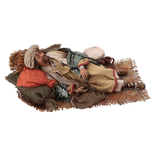 Pastore dormiente sul fianco 18 cm Angela Tripi 1