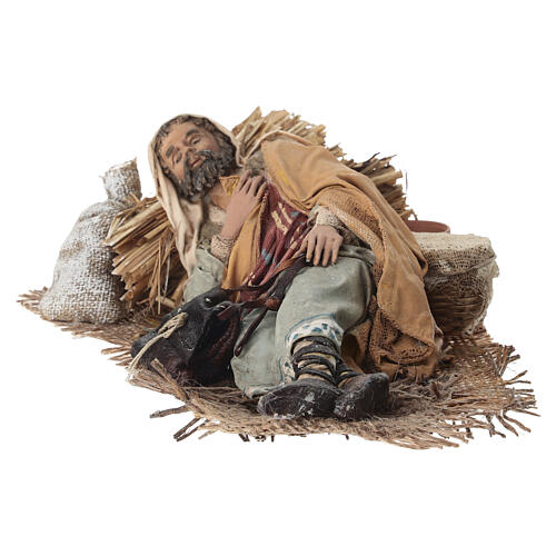 Pastore dormiente sul fianco 18 cm Angela Tripi 3