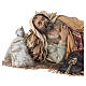 Pastore dormiente sul fianco 18 cm Angela Tripi s2